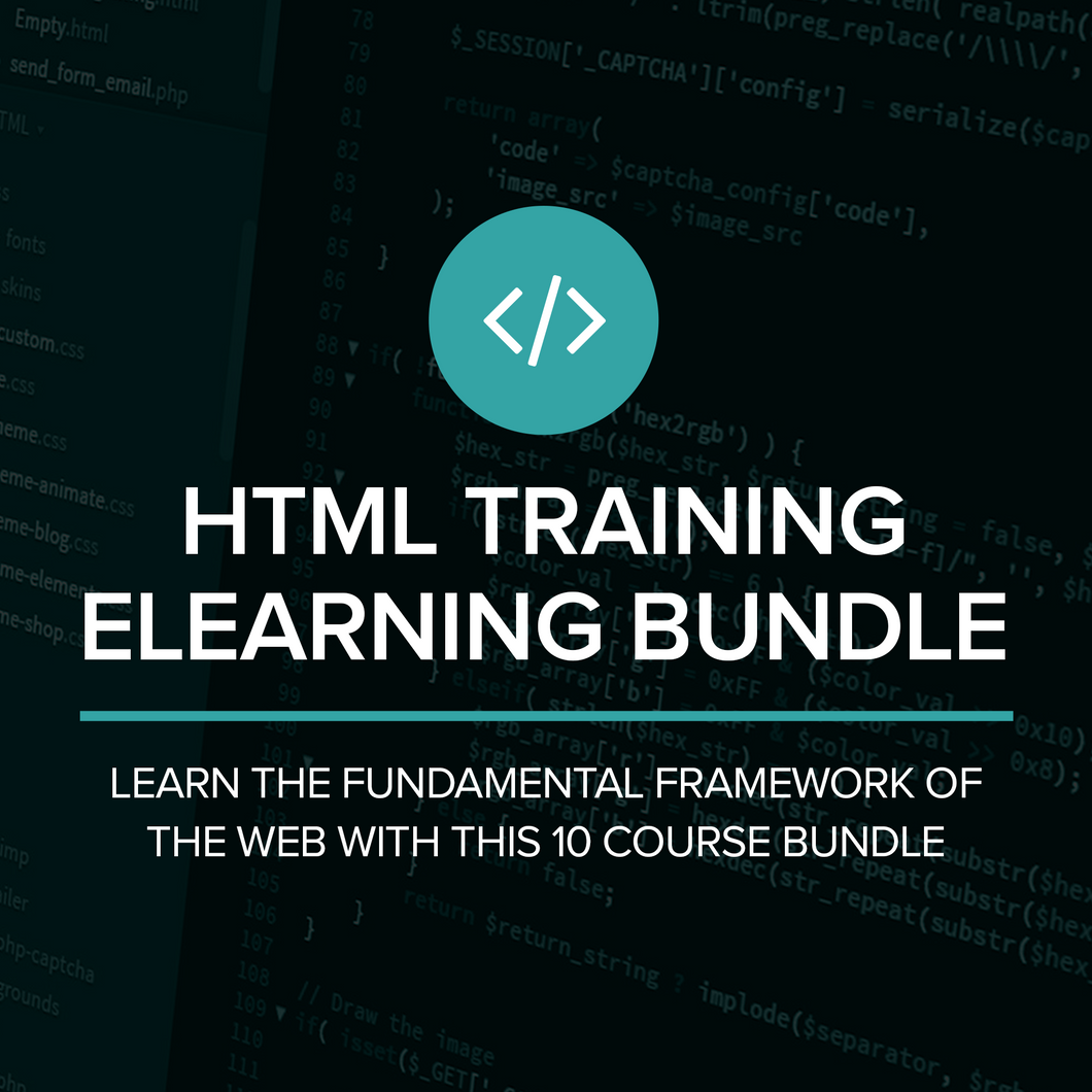 HTML Training eLearning Bundle - Lifestyles Intra Asia