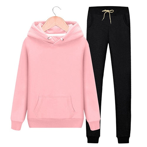 Tracksuit Women 2019 Fashion Cotton Long Sleeve Hoodies Autumn Women Clothes - Lifestyles Intra Asia