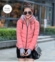 Load image into Gallery viewer, New Arrival Fashion Coats Women Winter Sweater Collared Coat Hooded Warm Cotton Coat Women Clothes1 - Lifestyles Intra Asia
