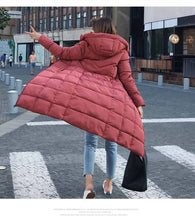 Load image into Gallery viewer, New Arrival Parkas Fashion Coats Women Winter Sweater Fur Collar Hood Warm Cotton Coat Women Clothes - Lifestyles Intra Asia