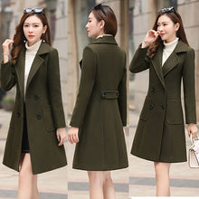 Load image into Gallery viewer, Women Overcoat Wool Fasion Clothes Winter Jacket Clothes Long Slim Outerwear Fur Coat Outerwear Women Clothes - Lifestyles Intra Asia