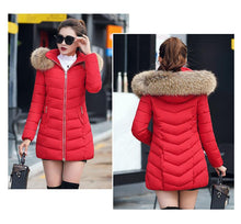 Load image into Gallery viewer, New Arrival Parkas Fashion Coats Women Winter Sweater Fur Collar Hood Warm Cotton Coat Women Clothes - Lifestyles Intra Asia