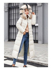 Load image into Gallery viewer, New Arrival Parkas Fashion Coats Women Winter Sweater Fur Collar Hood Warm Cotton Coat Women Clothes - Lifestyles Intra Asia