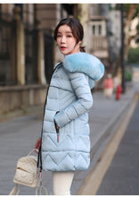 Load image into Gallery viewer, New Arrival Parkas Fashion Coats Women Winter Sweater Fur Collar Hood Warm Cotton Coat Women Clothes - Lifestyles Intra Asia