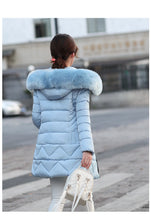 Load image into Gallery viewer, New Arrival Parkas Fashion Coats Women Winter Sweater Fur Collar Hood Warm Cotton Coat Women Clothes - Lifestyles Intra Asia