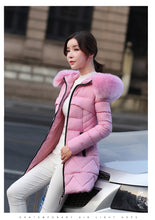Load image into Gallery viewer, New Arrival Parkas Fashion Coats Women Winter Sweater Fur Collar Hood Warm Cotton Coat Women Clothes - Lifestyles Intra Asia