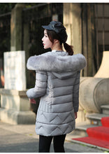 Load image into Gallery viewer, New Arrival Parkas Fashion Coats Women Winter Sweater Fur Collar Hood Warm Cotton Coat Women Clothes - Lifestyles Intra Asia
