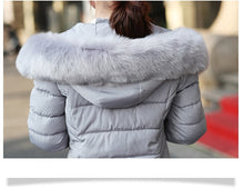 Load image into Gallery viewer, New Arrival Parkas Fashion Coats Women Winter Sweater Fur Collar Hood Warm Cotton Coat Women Clothes - Lifestyles Intra Asia