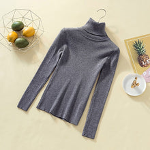 Load image into Gallery viewer, Women Turtleneck Sweater Women Pullover Knitted Sweater Casual Tops Women Sweaters And Pullovers - Lifestyles Intra Asia