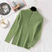 Load image into Gallery viewer, Women Turtleneck Sweater Women Pullover Knitted Zipper Sweater Women Sweaters And Pullovers - Lifestyles Intra Asia