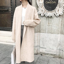 Load image into Gallery viewer, Women Clothes Winter Sweater Cashmere Cardigans Long Jacket Oversized Warm Coat Knitted Ponchoes Fashion Coat Women Clothes - Lifestyles Intra Asia