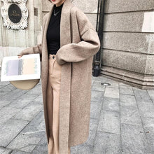 Load image into Gallery viewer, Women Clothes Winter Sweater Cashmere Cardigans Long Jacket Oversized Warm Coat Knitted Ponchoes Fashion Coat Women Clothes - Lifestyles Intra Asia