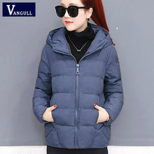 Load image into Gallery viewer, New Arrival Parkas Fashion Coats Women Winter Sweater Fur Collar Hood Warm Cotton Coat Women Clothes - Lifestyles Intra Asia