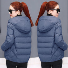 Load image into Gallery viewer, New Arrival Parkas Fashion Coats Women Winter Sweater Fur Collar Hood Warm Cotton Coat Women Clothes - Lifestyles Intra Asia