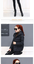 Load image into Gallery viewer, New Arrival Parkas Fashion Coats Women Winter Sweater Fur Collar Hood Warm Cotton Coat Women Clothes - Lifestyles Intra Asia