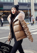 Load image into Gallery viewer, New Arrival Parkas Fashion Coats Women Winter Sweater Fur Collar Hood Warm Cotton Coat Women Clothes - Lifestyles Intra Asia