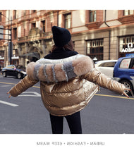 Load image into Gallery viewer, New Arrival Parkas Fashion Coats Women Winter Sweater Fur Collar Hood Warm Cotton Coat Women Clothes - Lifestyles Intra Asia