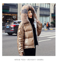 Load image into Gallery viewer, New Arrival Parkas Fashion Coats Women Winter Sweater Fur Collar Hood Warm Cotton Coat Women Clothes - Lifestyles Intra Asia
