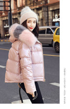 Load image into Gallery viewer, New Arrival Parkas Fashion Coats Women Winter Sweater Fur Collar Hood Warm Cotton Coat Women Clothes - Lifestyles Intra Asia