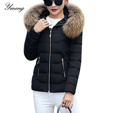 Load image into Gallery viewer, New Arrival Parkas Fashion Coats Women Winter Sweater Fur Collar Hood Warm Cotton Coat Women Clothes - Lifestyles Intra Asia