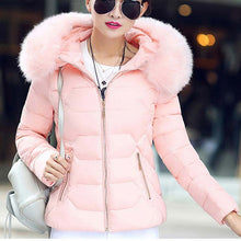 Load image into Gallery viewer, New Arrival Parkas Fashion Coats Women Winter Sweater Fur Collar Hood Warm Cotton Coat Women Clothes - Lifestyles Intra Asia