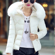 Load image into Gallery viewer, New Arrival Parkas Fashion Coats Women Winter Sweater Fur Collar Hood Warm Cotton Coat Women Clothes - Lifestyles Intra Asia
