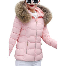 Load image into Gallery viewer, New Arrival Parkas Fashion Coats Women Winter Sweater Fur Collar Hood Warm Cotton Coat Women Clothes - Lifestyles Intra Asia
