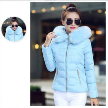 Load image into Gallery viewer, New Arrival Parkas Fashion Coats Women Winter Sweater Fur Collar Hood Warm Cotton Coat Women Clothes - Lifestyles Intra Asia