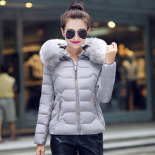 Load image into Gallery viewer, New Arrival Parkas Fashion Coats Women Winter Sweater Fur Collar Hood Warm Cotton Coat Women Clothes - Lifestyles Intra Asia