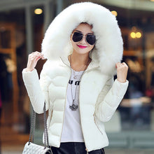 Load image into Gallery viewer, New Arrival Parkas Fashion Coats Women Winter Sweater Fur Collar Hood Warm Cotton Coat Women Clothes - Lifestyles Intra Asia