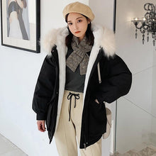 Load image into Gallery viewer, New Arrival Fashion Coats Women Winter Sweater Collared Coat Hooded Warm Cotton Coat Women Clothes - Lifestyles Intra Asia