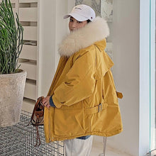 Load image into Gallery viewer, New Arrival Fashion Coats Women Winter Sweater Collared Coat Hooded Warm Cotton Coat Women Clothes - Lifestyles Intra Asia