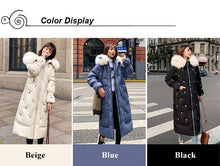 Load image into Gallery viewer, New Arrival 2020 Fashion Coats Women Winter Sweater Fur Collar Hood Warm Cotton Coat Women Clothes - Lifestyles Intra Asia