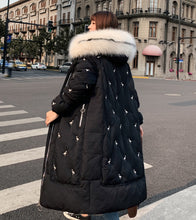 Load image into Gallery viewer, New Arrival 2020 Fashion Coats Women Winter Sweater Fur Collar Hood Warm Cotton Coat Women Clothes - Lifestyles Intra Asia