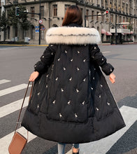 Load image into Gallery viewer, New Arrival 2020 Fashion Coats Women Winter Sweater Fur Collar Hood Warm Cotton Coat Women Clothes - Lifestyles Intra Asia