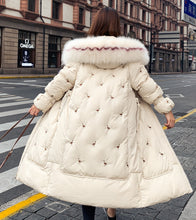 Load image into Gallery viewer, New Arrival 2020 Fashion Coats Women Winter Sweater Fur Collar Hood Warm Cotton Coat Women Clothes - Lifestyles Intra Asia