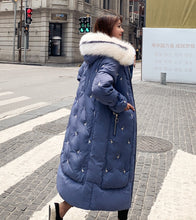 Load image into Gallery viewer, New Arrival 2020 Fashion Coats Women Winter Sweater Fur Collar Hood Warm Cotton Coat Women Clothes - Lifestyles Intra Asia
