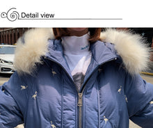 Load image into Gallery viewer, New Arrival 2020 Fashion Coats Women Winter Sweater Fur Collar Hood Warm Cotton Coat Women Clothes - Lifestyles Intra Asia