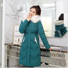 Load image into Gallery viewer, New Arrival Parkas Fashion Coats Women Winter Sweater Fur Collar Hood Warm Cotton Coat Women Clothes - Lifestyles Intra Asia