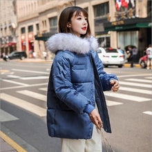 Load image into Gallery viewer, Parka Casual Trench Puffer Winter Sweater Female Jacket Chaqueta Mujer Women Hooded Coat Outwear - Lifestyles Intra Asia