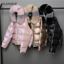 Load image into Gallery viewer, New Arrival Fashion Coats Women Winter Sweater Fur Collar Hood Casual Warm Cotton Coat Women Clothes - Lifestyles Intra Asia