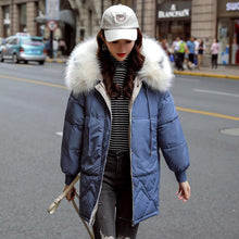 Load image into Gallery viewer, New Arrival Fashion Faux Women Winter Sweater Fur Collar Casual Hood Warm Cotton Coat Women Clothes - Lifestyles Intra Asia
