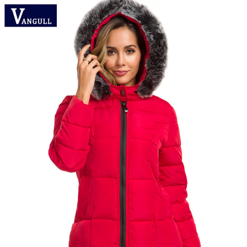 New Arrival Parkas Fashion Coats Women Winter Sweater Fur Collar Hood Warm Cotton Coat Women Clothes - Lifestyles Intra Asia