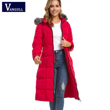 Load image into Gallery viewer, New Arrival Parkas Fashion Coats Women Winter Sweater Fur Collar Hood Warm Cotton Coat Women Clothes - Lifestyles Intra Asia