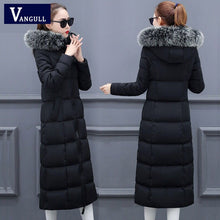 Load image into Gallery viewer, New Arrival Parkas Fashion Coats Women Winter Sweater Fur Collar Hood Warm Cotton Coat Women Clothes - Lifestyles Intra Asia