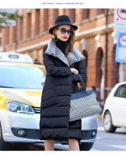 Load image into Gallery viewer, New Arrival Parkas Fashion Coats Women Winter Sweater Fur Collar Hood Warm Cotton Coat Women Clothes - Lifestyles Intra Asia