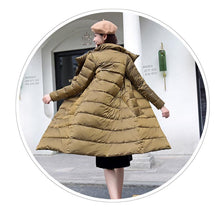 Load image into Gallery viewer, New Arrival Parkas Fashion Coats Women Winter Sweater Fur Collar Hood Warm Cotton Coat Women Clothes - Lifestyles Intra Asia