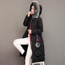 Load image into Gallery viewer, New Arrival Parkas Fashion Coats Women Winter Sweater Fur Collar Hood Warm Cotton Coat Women Clothes - Lifestyles Intra Asia