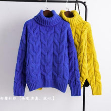 Load image into Gallery viewer, Turtleneck Ladies White Blue Green Winter Clothes Sweater Fashion Warm Women Clothes - Lifestyles Intra Asia