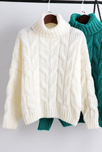Load image into Gallery viewer, Turtleneck Ladies White Blue Green Winter Clothes Sweater Fashion Warm Women Clothes - Lifestyles Intra Asia